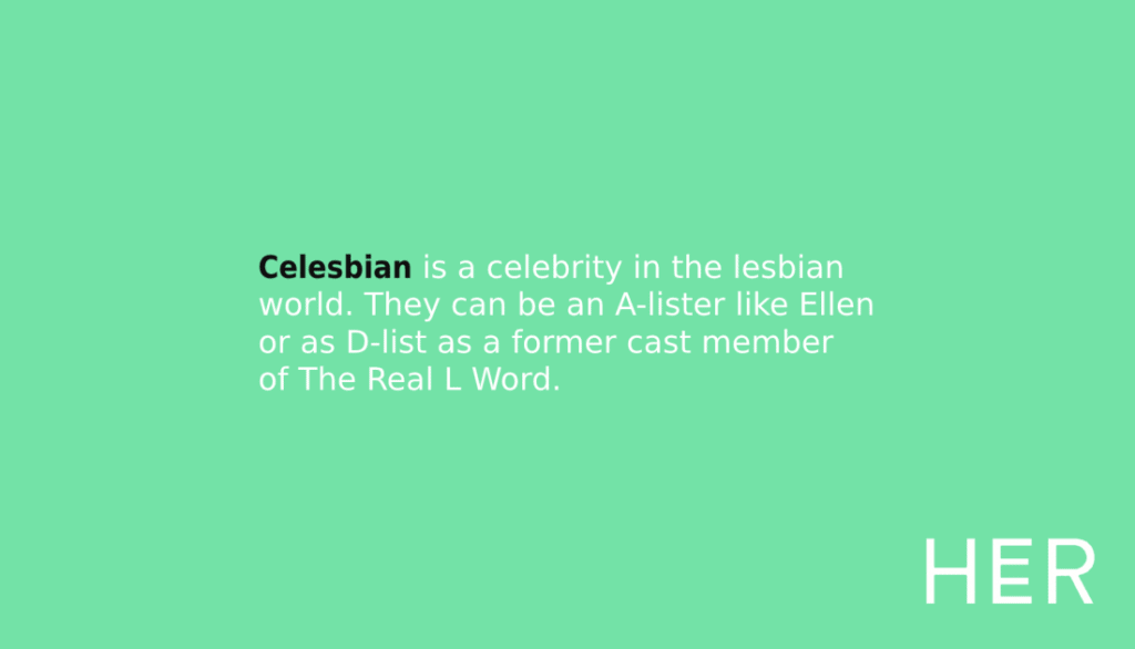 Celesbian Meaning