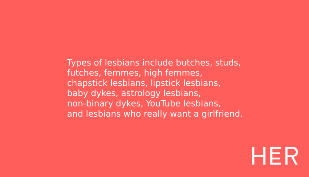 Types of lesbians