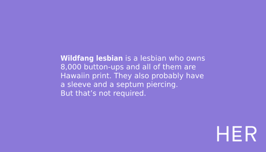 Wildfang Lesbian Meaning