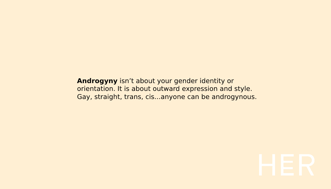 Are you Androgynous