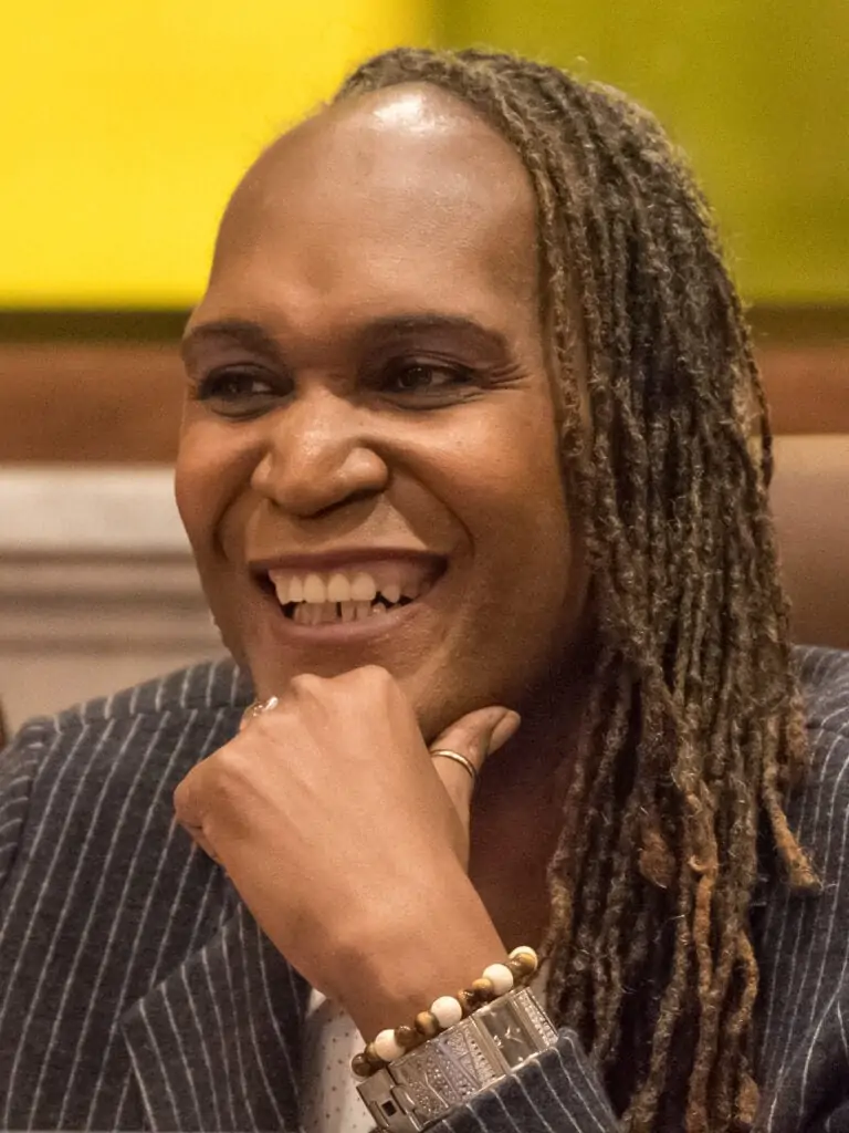 Minneapolis City Council Member and Vice President Andrea Jenkins at the initial organizing meeting of the new term of the City Council. 
