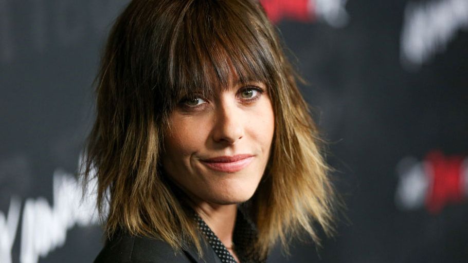 Katherine Moennig showing off her perfect short bob at a red-carpet event.