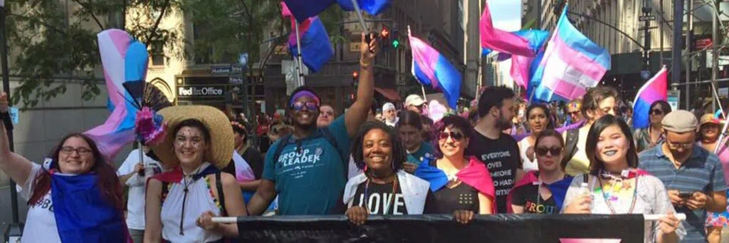 Get involved in bisexual+ organizations and communities near you