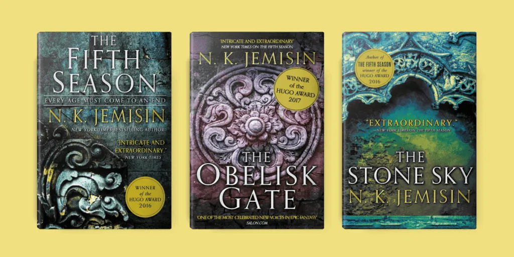 The Broken Earth trilogy by N.K. Jemisin as an example of polyamorous fiction books