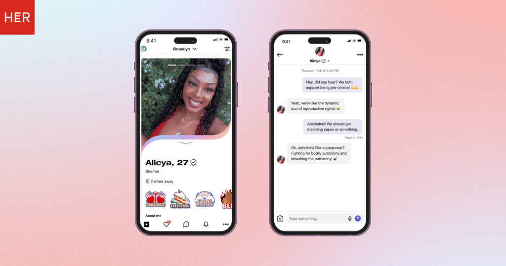 Finding Authentic Connection on Dating Apps Has Never Been Harder: HER Gets to the Heart Of Compatibility With New Profile Addition