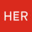HER, the sapphic dating app, logo